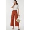 AFITNE Women's Wide Leg Linen Palazzo Pants Summer Casual Lounge