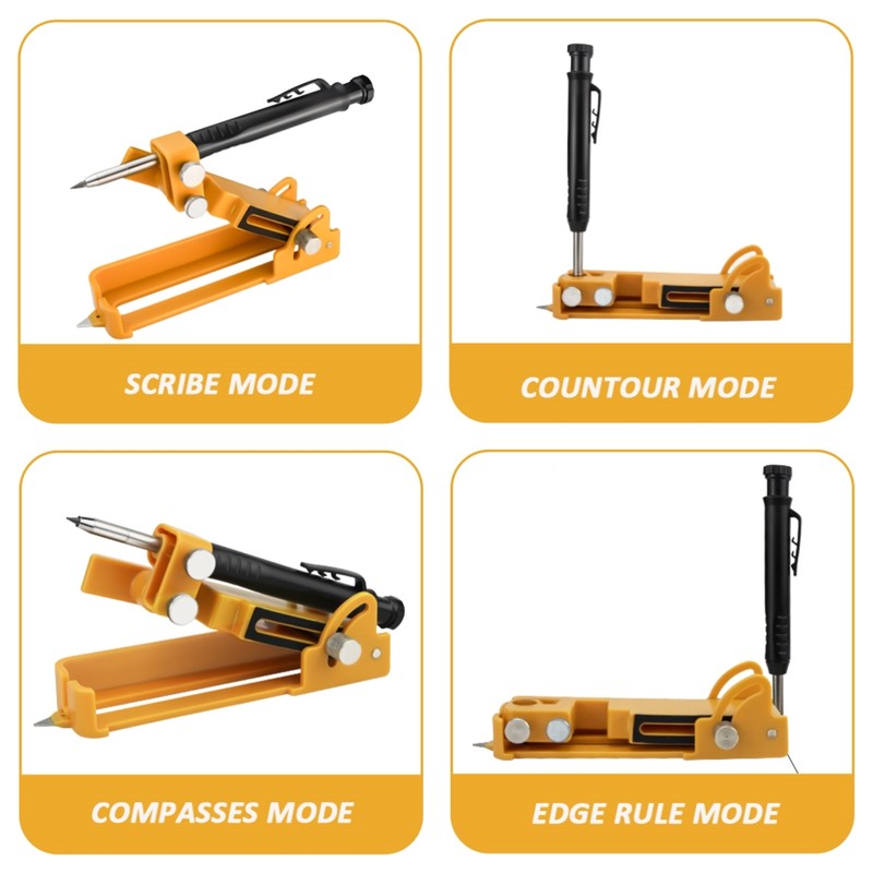 Multi Function Scribing Tool Aluminum Alloy Scribe Tool with Deep