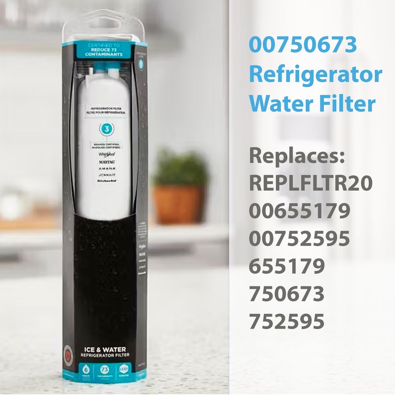 US-Based Supplier – 00750673 Refrigerator Water Filter REPLFLTR20 fits forThermador