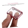 jojofuny 2pcs TPU Watch Case Compatible Watch Fit Full Coverage