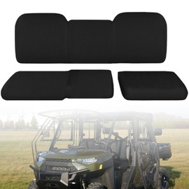 SMOTRCC 1680D Oxford Ranger 1000 Seat Covers Waterproof with PU Coating – Compatible with Polaris Ranger XP 1000 2017-2021 & Ranger 1000 2020-2025, 60/40 Split Bench UTV Seat Covers with UV Protection