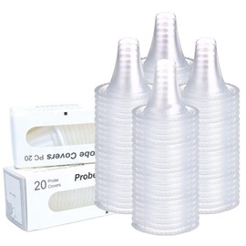 200 Counts Ear Thermometer Probe Covers, Disposable Refill Caps Lens Filters Compatible for All Models Digital Thermometers