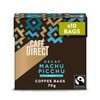 Cafédirect Coffee Bags Machu Picchu Decaff Fairtrade Arabica Coffee 10