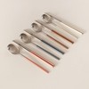 304 Stainless Steel durable Lightweight Korean-style Beautiful Cutlery Spoon and