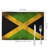 WZYWHJ Old Jamaican Flag Picture Placemats for Dining Table Set