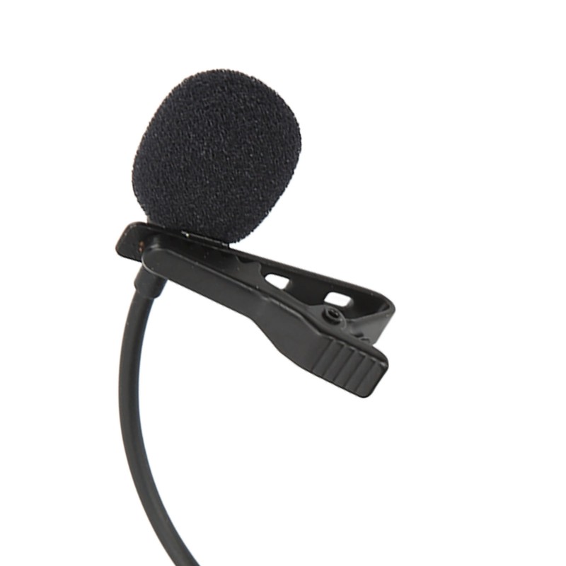 Wireless Lavalier Microphone ‑34dB Metal Lapel Mic for Insta360 ONE