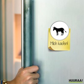 Huuraa Magnet Donkey Silhouette Gift 59 mm Bottle Opener Donkey Gift Idea