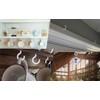 Kioiner Screw Hook Set, 70 Pieces Ceiling Hooks, 6 Sizes