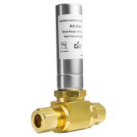 EFIELD MH-231-2-FM Tee Stainless Steel Water Hammer Arrestor,3/8" OD Comp. X 3/8" OD Female Comp. For Dishwasher Connection