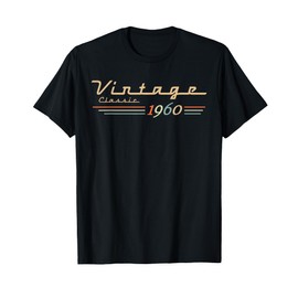 Vintage 65th Birthday Decorations Vintage 1960 65 Years Old T-Shirt