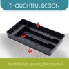 Dial Industries Small Cutlery, Utensil, Silverware Kitchen Drawer Organizer Tray,