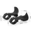 Lixada Bicycle Bar Ends Ergonomic Anti-Slip MTB Mountain Bike Handlebar