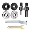 JIZZU 8Pcs Angle Grinder Extension Rod Converter Set with Spanner,