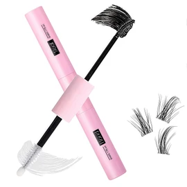 Bond and Seal Lash Glue, Lash Glue for DIY Eyelash Extensions, Super Strong Hold Latex, 2-in-1 Mascara Extension Glues, Waterproof, Cluster & Individual Lashes