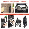 LPOTIUS Lightweight Dog Stroller with Reversible Handle for Medium Small