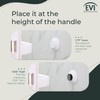 EVI Herrajes | Doorstop for Wall Placement | 45 x