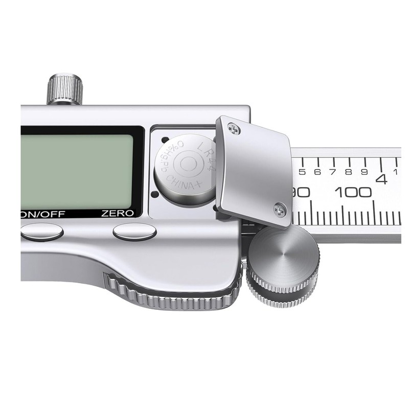Digital Vernier Caliper, 150mm Caliper with Stainless Steel, Inch Millimeter