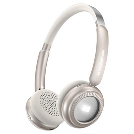 Monster N-Tune MINI 01 Bluetooth Headphones - Bluetooth 6.0 On-Ear Headphones with Speed Charge, Clear Audio, 50H Playtime, Comfortable & Lightweight Design, Hands-Free Calls (White)