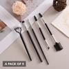 Eyebrow Brush 5 Pcs Set, Fine Eyeliner Brush,Eyebrow Brushes Eyelash