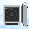 SUNVIVIPRO Commercial Electric Induction Cooktop, 1800W Induction Hot Plate, 10