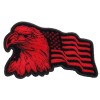 Ivamis Eagle US Flag Facing Left Patriotic Iron on Patch
