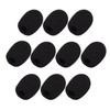 10 Pack Mini Lapel Headset Microphone Windscreen Foam Cover
