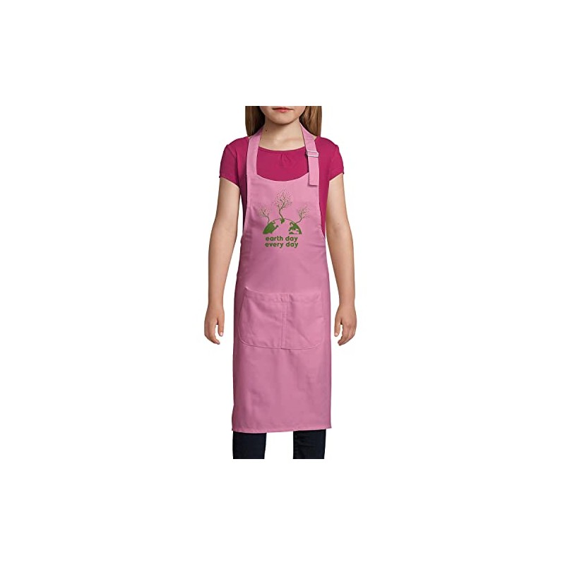 Fabulous Kinderschürze 2 Taschen Küche Rosa Earth Day, Every Day