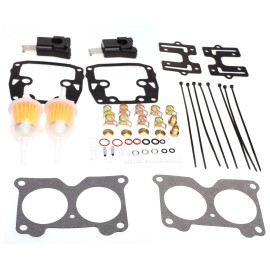 lan271982 2 Pack Carb Rebuild Kits for Johnson Evinrude V4 85 88 90 100 115 125 135 145 HP