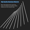 DYWISHKEY 20 Pieces 2.0mm x 100mm Aluminum Rods, Metal Solid
