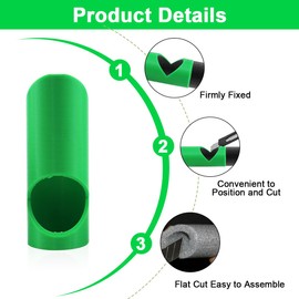 Foam Pipe Cutter, 3 Pieces Mitre Box for Pipe Insulation, Precise Cutting Tool for 15 mm, 22 mm, 28 mm, Foam Pipe Insulation Cutting Aid, Cutting Tool for Water Pipe Insulation
