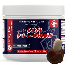 Maddie's American Pet Products Ultra Easy Pill-Dough Treat Paste for Dogs & Cats - Hypoallergenic Pill Concealing Pocket, Pouch or Wrap - Chicken Free Allergy Friendly Formula