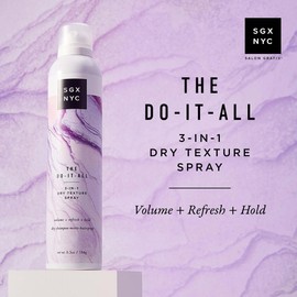 SGX NYC The Do It All 3-in-1 Dry Texture Spray - Versatile Dry Shampoo and Texture Spray for Refreshed Hair - Volumizing Hair Products - 2 pc