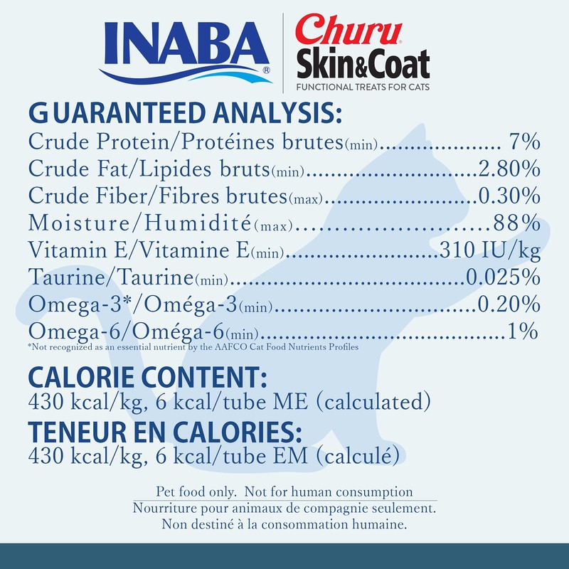 INABA Churu Skin & Coat Natural Lickable Wet Treat for