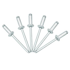 1/4" x 5/8" Aluminum Rivets,55Pcs Aluminum Blind Rivets,Pop Rivets Assortment Kit,Core Pulling Rivets,Rivets for Metal,Marine Boat, Automotive, Railway and Duct Work