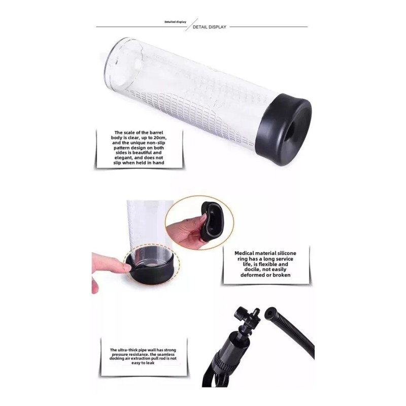 Extensor De Bomba De Vacío Manual Auxiliar Con 3 Anillos