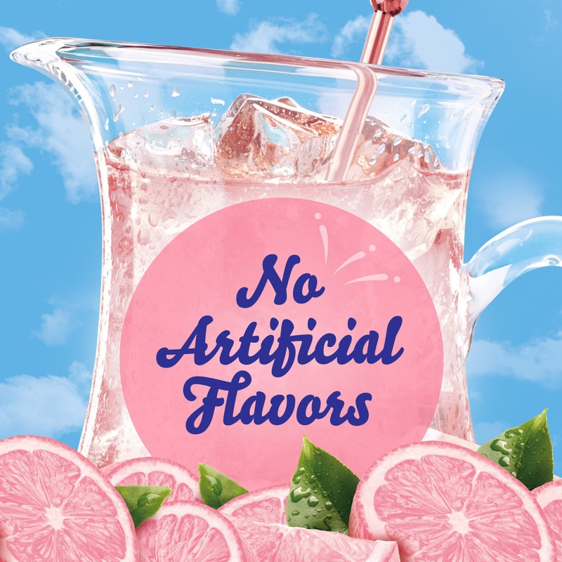 Crystal Light Sugar-Free Pink Lemonade Naturally Flavored Powdered Drink Mix