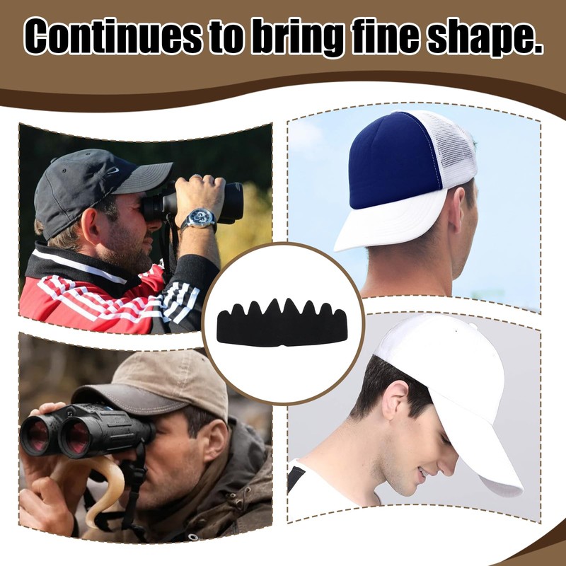 10 Pcs Hat Liners Sweat Protection, Hat Shaper Insert, Felt