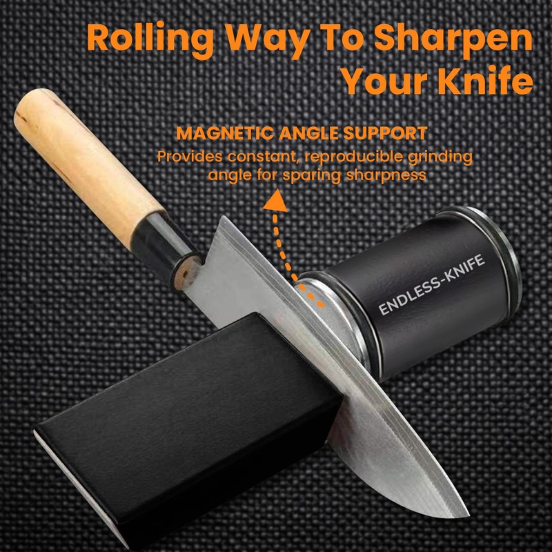 ENDLESS-KNIFE Rolling Knife Sharpener™ - Knife Sharpening Made Easy -
