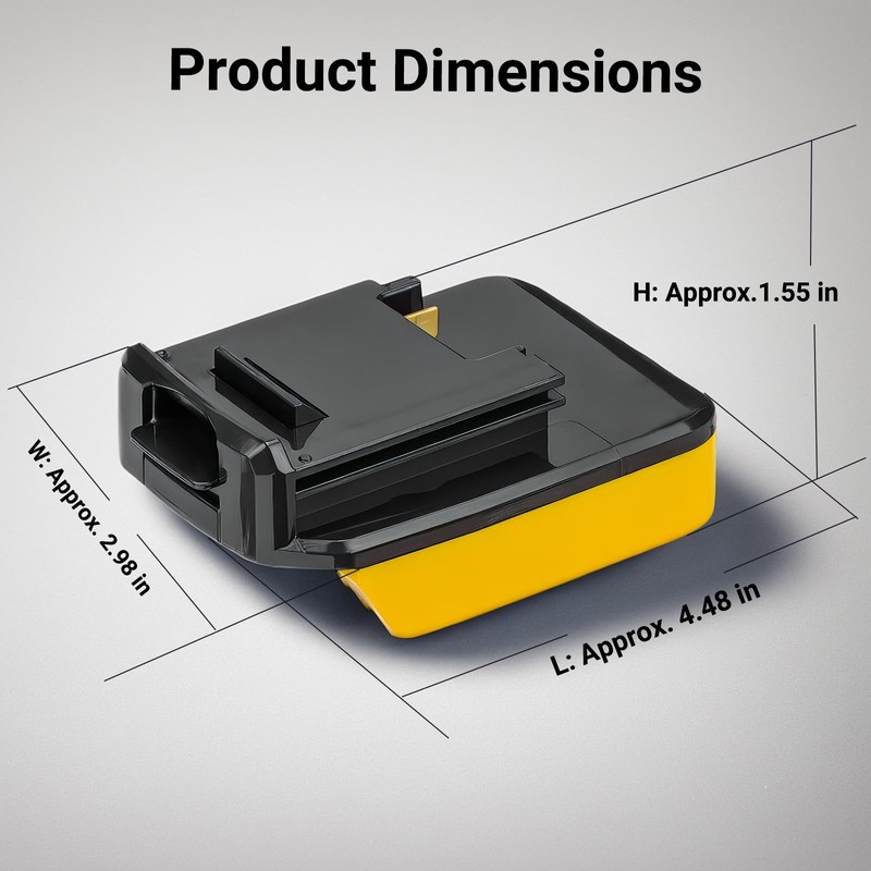 Adapter Only for Porter Cable 18V Ni-CD Tools - Compatible
