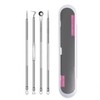 Blackhead & Pimple Extraction Tool Skin Care Home Care Set 4-Piece Set 10ea