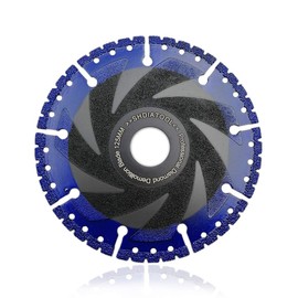 SHDIATOOL 5 Inch Metal Cutting Diamond Blade All Purpose Cut Off Wheel for Rebar Sheet Metal Angle Iron Stainless Steel