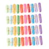 Levemolo 50pcs Mini Plastic Wishing Capsules Bottles for Capsule Bottles