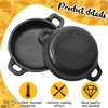 Ziliny Mini Cast Iron Skillets 5 x 5 x 1.2