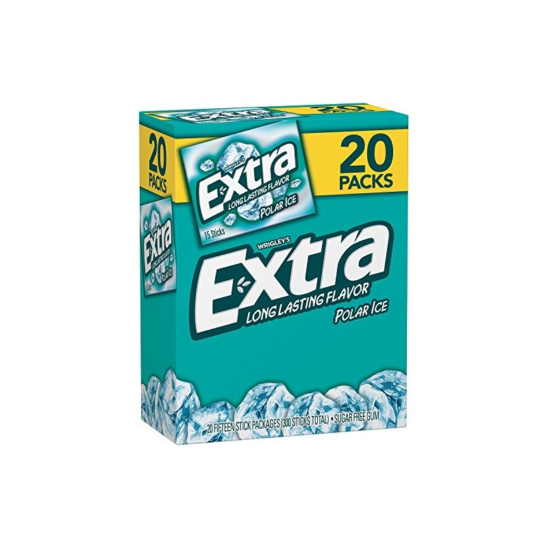 Extra Polar Ice Gum (15 per pk., 20 pk.)