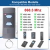 Pack of 2 Garage Door Handheld Transmitter for HSE2-868, HSM4-868,