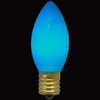 Northlight Pack of 4 Blue C9 Opaque Christmas Replacement Bulbs