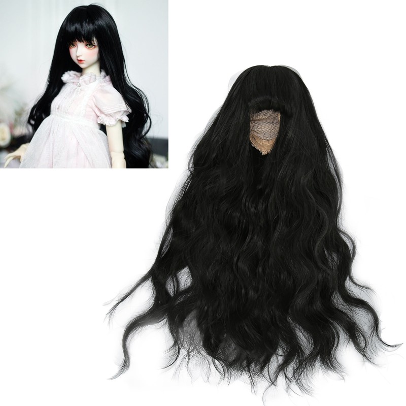 Ball Jointed Doll Wig Curly Soft Heat Resistant Trimmable Soft