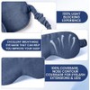Sleep Mask Travel Case, Compact Lightweight Accessory for Travel and