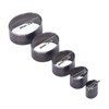5PCS Leather Die Cutter Egg Shape Oval 20‑60mm Punching Die