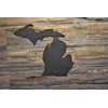 LewisMetalWorkl Michigan State outline metal wall hanging art sign